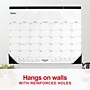 2026 Staples 22" x 17" Monthly Desk Pad Calendar, Unlined, Black/White (ST58448-26)~#|#~99817312-0B10-4B0F-8D93178B4BD32F68_sc7
