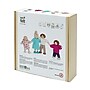 PlanToys Wooden Doll Family, Light Skin Tone & Brown Hair, 4/Set (PTS7142)~#|#~99836A43-11D3-481F-BEEE0915366F68F2_sc7