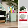 Staples Plastic Pen Cup, Sage Green (ST63862)~#|#~998854EF-AAAA-4137-B5A61C728EF05675_sc7