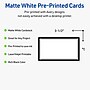 Avery Double Black Border Matte Blank Card, White, 80/Pack (S00-D2D)~#|#~998D0EB2-E00E-42AC-9BE2E68B7F463E69_sc7