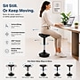 Uncaged Ergonomics Wobble Stool Armless Vinyl Active Stool, Black (WSL-B)~#|#~999A5139-90E6-4AC3-A21E133239FF9440_sc7