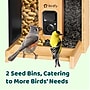 Birdfy Feeder Bamboo Mini with Camera, Solar Panel and Free AI Lifetime Subscription, Black & Brown (EPPAMBNI8412110)~#|#~999B87AD-84A5-4160-9E1ACCFFCB748D70_sc7