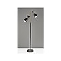 Adesso Oscar 68" Antique Brass/Black Metal Floor Lamp with 2 Cone Shades (4285-01)~#|#~999C56E8-5CED-4833-A67E4D87654EC297_sc7