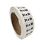 Nahanco 31 x 30 Plastic Size Marker, Clear/Black/White, 250/Roll (DSM-253)~#|#~999E6224-97A7-42B6-8C5C107DD3C2F3D4_sc7
