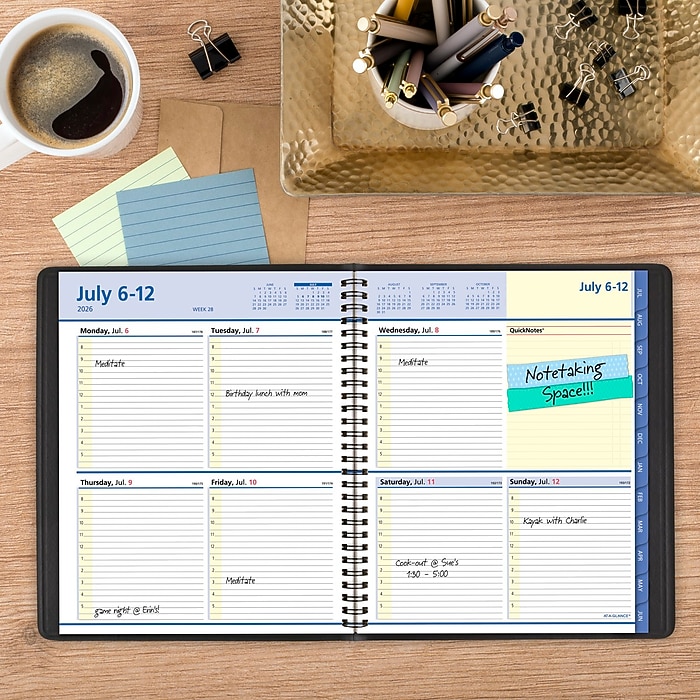 2026-2027 AT-A-GLANCE QuickNotes 8
