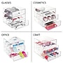 iDESIGN Stackable Storage Drawer, 3 Drawers, Plastic, Clear, 2/Pack (29094M2)~#|#~99A83ECD-5BD4-4F68-80115025DE8826E7_sc7