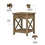 Bush Furniture Key West 20" x 20" End Table, Reclaimed Pine (KWT120RCP-03)~#|#~99ADA2C7-D0FC-4607-94D8FD77AFC2AB87_sc7