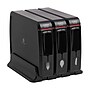 Dixie Ultra Triple Pack SmartStock Series-W Plastic Cutlery Dispenser, Black, 3/Carton (SSW3D85)~#|#~99AE6703-25B6-4497-9C6AF009165FFF37_sc7