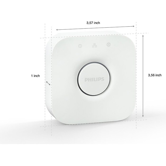 Philips Hue Smart Lighting Bridge, White (458471) | Staples