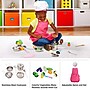 Hey! Play! 23-Piece Kitchen Playset with Storage Bin, Pink (80-PP170014)~#|#~99B51B9F-93A6-4AE4-972419C0FDAD49EF_sc7