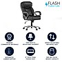 Flash Furniture HERCULES Series Ergonomic LeatherSoft Swivel Big & Tall Executive Office Chair, Black (GO2092M1BK)~#|#~99B57E3C-5B1D-4248-9C9B41601D84F49E_sc7