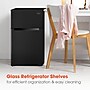 Magic Chef Mini Refrigerator w/Freezer, 3.1 Cu. Ft., Black (HMDR310BE)~#|#~99B6E3A9-D965-470D-A4990BC35372160C_sc7