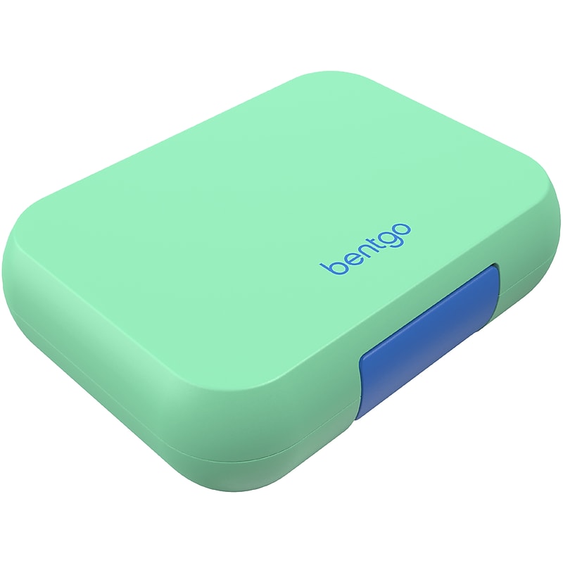 bentgo Pop Bento Box, 4-Compartment, Spring Green/Blue (BGOPOP-SG) image 1