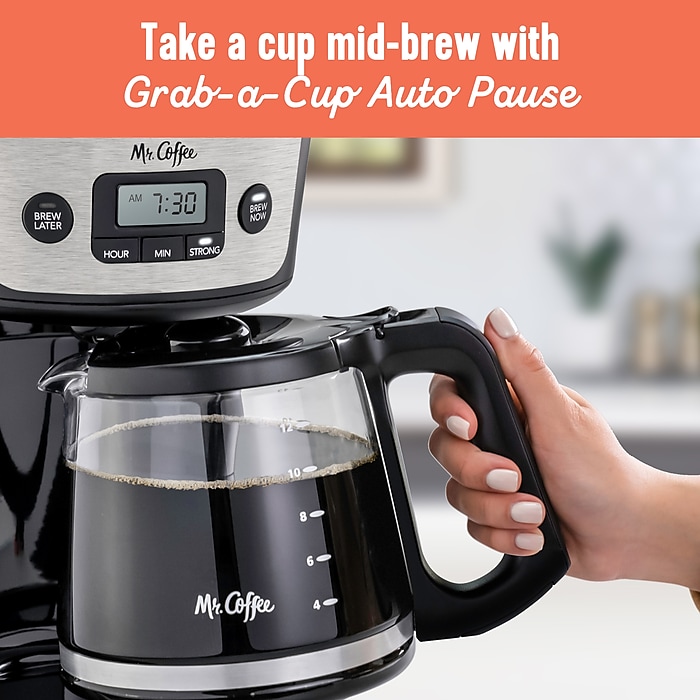 Mr. Coffee 12 Cups Automatic Coffee Maker 2176620 Staples