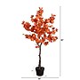 Nearly Natural 4' Autumn Rustic Maple Artificial Fall Tree (T4829)~#|#~99C46D38-EEC0-4701-990A0B6B2526F948_sc7