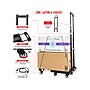 Dbest Metal Mobile Portable Cart with 6 Swivel Wheels, Black (01-929)~#|#~99C72CFB-9607-4CCF-9EBA2AA27F1F6880_sc7