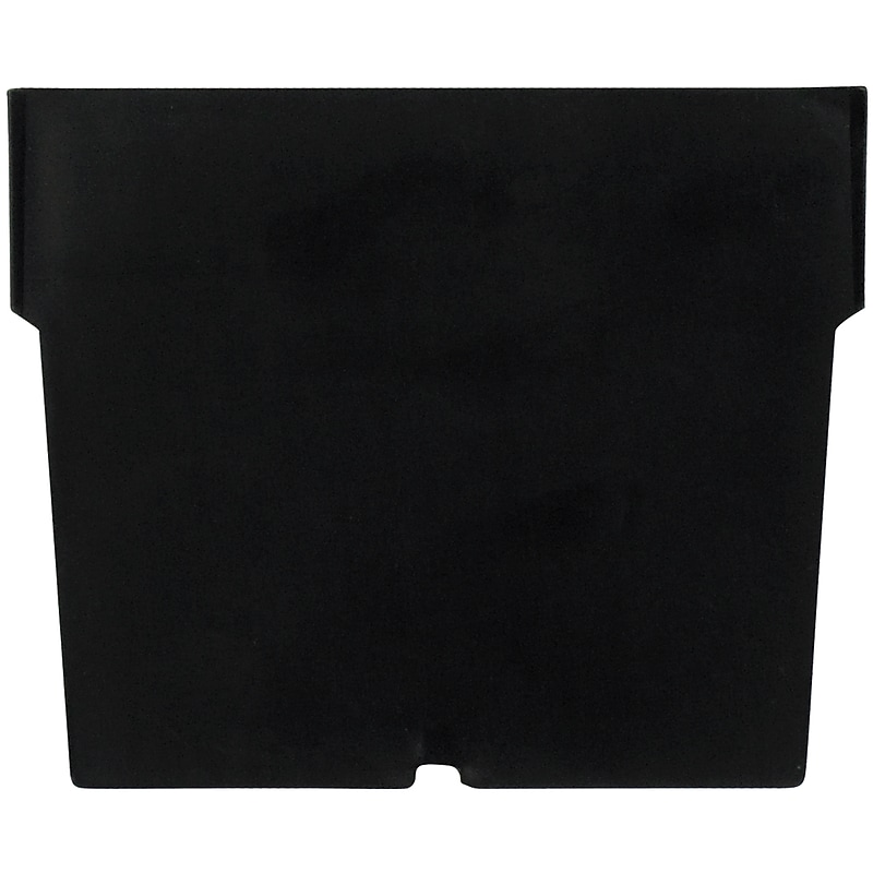 Partners Brand Extra Small Plastic Storage Bin Divider, 2.875" x 3", Black, 50/Carton (BINDS23) image 1