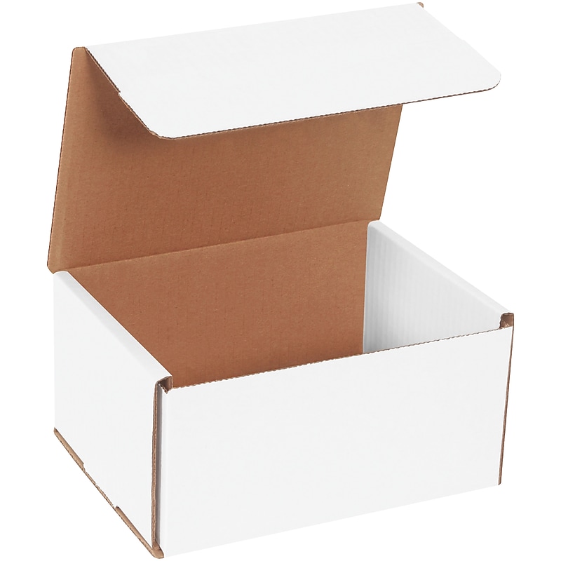 8" x 6" x 4" Corrugated Mailers, 50/Bundle (M864) image 1