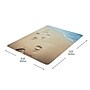 Mind Reader Hard Floor Chair Mat, 47" x 35", Tan, Polycarbonate (BEACHMAT-ASST)~#|#~99CC13DD-C705-42C2-9E88C0419E3DA1B9_sc7