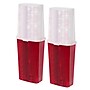 Iris 96 Quart Wrapping Paper Storage Container with Lid, Plastic, Red/White, 2/Pack (585826)~#|#~99CE831D-6DF1-4023-A8406A1363A8BE09_sc7