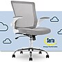 Serta Works Creativity Mesh Back Polyester Computer and Desk Chair, Gray (CHR10023B)~#|#~99CF4827-A660-47D1-A10982D5D299EE6D_sc7