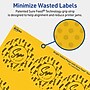 Avery Laser/Inkjet Round Multipurpose Labels, 2.5" Dia., Bright Yellow, 180/Pack (94502)~#|#~99D4F140-67D6-416D-916A3AF78F9BD09C_sc7
