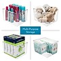 iDESIGN Small Stackable Plastic Storage Bin, 8" x 12"x 10", Clear, 2/Pack (29111M2)~#|#~99D54721-5CAC-4674-BB85FA18B62416F0_sc7