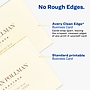 Avery Clean Edge Business Cards, 3.5" x 2", Matte Ivory, 200/Pack (5876)~#|#~99D6A64E-783E-4A5C-9A509C32C96AE87D_sc7