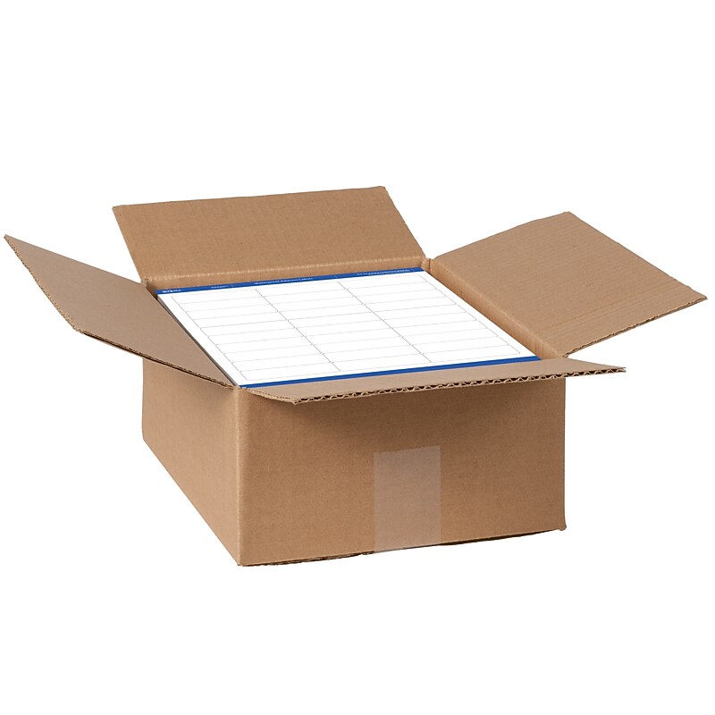 Avery Laser Waterproof Address Labels, 1" x 2-5/8", White, 15,000 Labels/Box (95520) image 1
