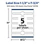 Avery Laser/Inkjet Decorative Edge Waterproof Multipurpose Labels, 7.75" x 1.5", White, 500/Box (94118)~#|#~99DBAA49-E640-4D4C-950BF1B7990E45F4_sc7