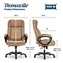 Thomasville Lansing Ergonomic Polyurethane Big & Tall Chair, 400 lb. Capacity, Light Tan (52398-TAN)~#|#~99DD793F-1401-433C-A93DD51A5F832273_sc7