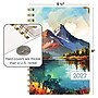 2027 Excello Brands 6" x 8" Weekly & Monthly Standard Planner, Paperboard Cover, Lake View (FSHN-CY27-58-82)~#|#~99DE4B08-DED6-4FCF-A9A8812A8552ED65_sc7