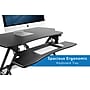 Mount-It! 49"W Electric Adjustable Standing Desk Converter with USB Charging Port, Black (MI-7962)~#|#~99E01840-8650-4C00-A6B849C8613CAFF3_sc7