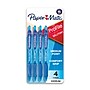 Paper Mate Ballpoint Pen, Profile Retractable Pen, Medium Point, Blue Ink, 4/Pack (2113555)~#|#~99E04F0E-B520-4626-9DD409A8FB0B2E05_sc7