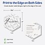 Avery Hexagon Integrated Cards, Matte White, 200/Pack (19479399705)~#|#~99E14C28-3F07-477B-81EB28C87213F8E3_sc7