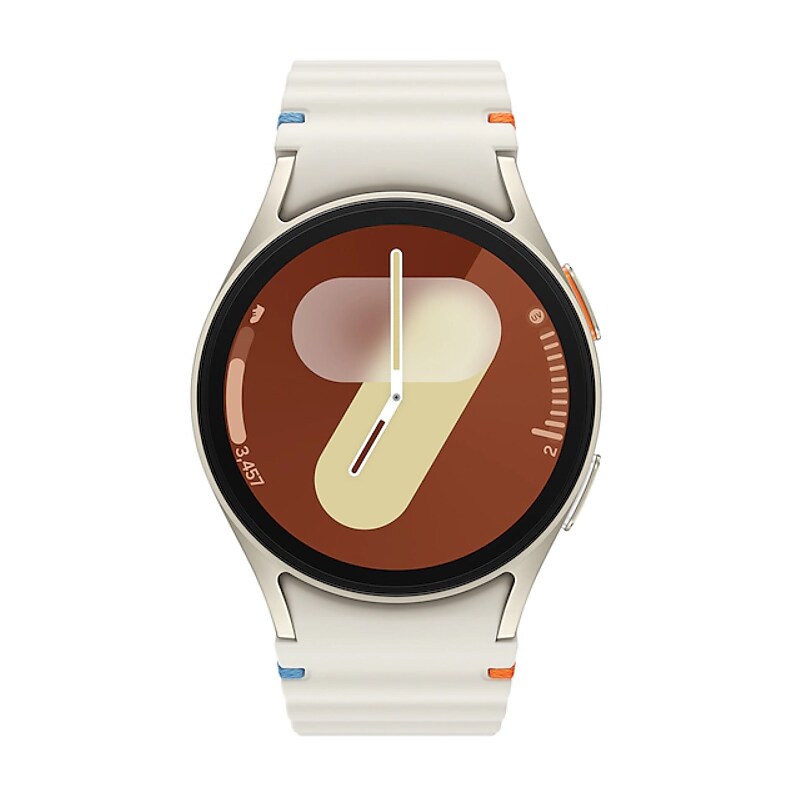 Samsung Galaxy Watch7 Smart Watch, GPS, 40mm, Armor Aluminum Case, Cream Rubber Band (SM-L305UZEAXAA) image 1
