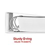Staples 4" 3-Ring View Binder, D-Ring, White (55414/26358)~#|#~99E661E7-A512-41E5-87DAA516CD6453AA_sc7