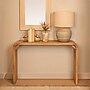 Storied Home Modern Waterfall Edge Mango Wood Console Table, Natural (EC1720)~#|#~99E81124-987C-4112-B7D12D441AC07A04_sc7