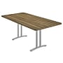 Correll Curvature Collection 72"W x 36"D Conference Table, Colonial Hickory (CC3672R-53-14-53)~#|#~99E9440A-08D4-4F16-AAE503E7AAAA7A74_sc7