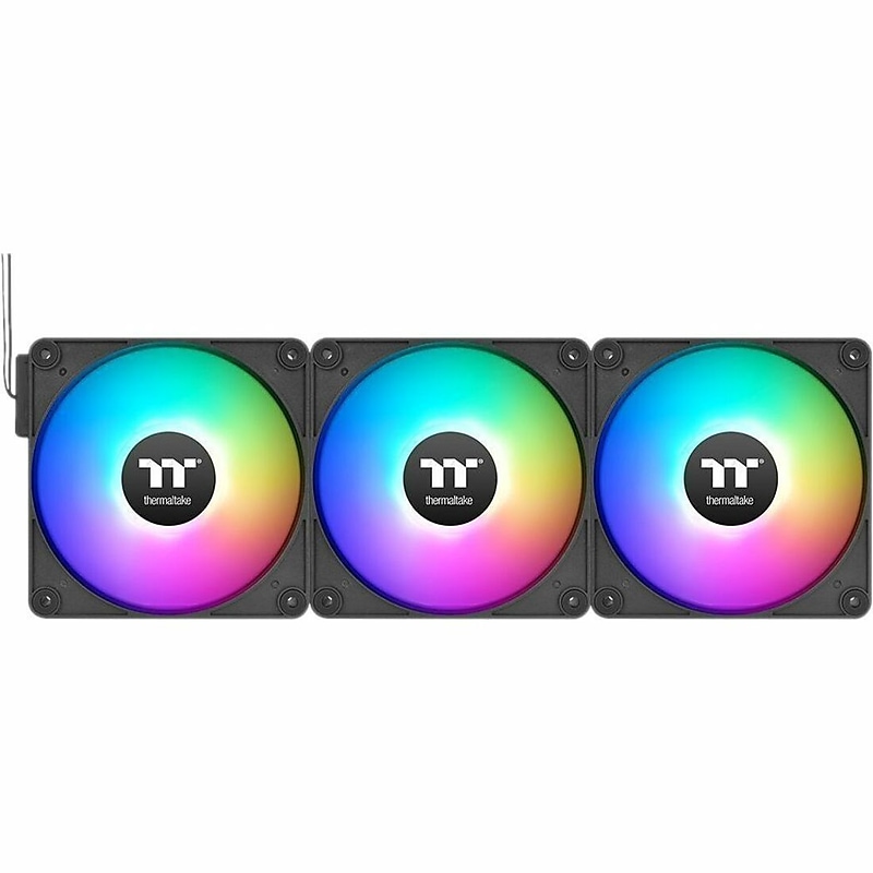 Thermaltake CT120 EX Reverse 120mm Cooling Fans with RGB Lighting (CL-F192-PL12SW-A) image 1