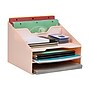Mind Reader 5-Compartment Plastic Desk Tray, Pink (ANCHBOX5-PNK)~#|#~99EBBBD1-05BE-4E3A-89472B82EFD3C016_sc7