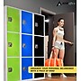AdirOffice 72'' 3-Tier Green Storage Locker (629-203-GRN)~#|#~99ED5D5C-F6B6-498D-B6F26A57CC10D33B_sc7