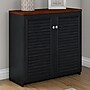 Bush Furniture Fairview Small Storage Cabinet with Doors, Antique Black/Hansen Cherry (WC53996-03)~#|#~99F497D7-28BD-42C7-B03E560FA35AEAC4_sc7