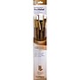 Princeton RealValue Mixed Media Synthetic Taklon Variety Brush Set, Brown, 4/Set, 2 Sets/Bundle (PBXPR9147-2)~#|#~99F76A95-1EAA-41DA-AF2D11768BD39A7E_sc7
