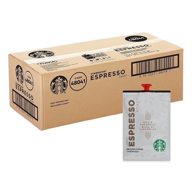 Starbucks Espresso Coffee Flavia Freshpacks, Blonde Roast, 72/Carton (MDR00218) image 1