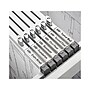 AdirOffice Hanging Clamp Document Holder, 42", Horizontal, Silver Aluminum, 12/Pack (ADI6056--2)~#|#~99FFF4E5-E90C-49B2-BA3538DF7A4B0303_sc7