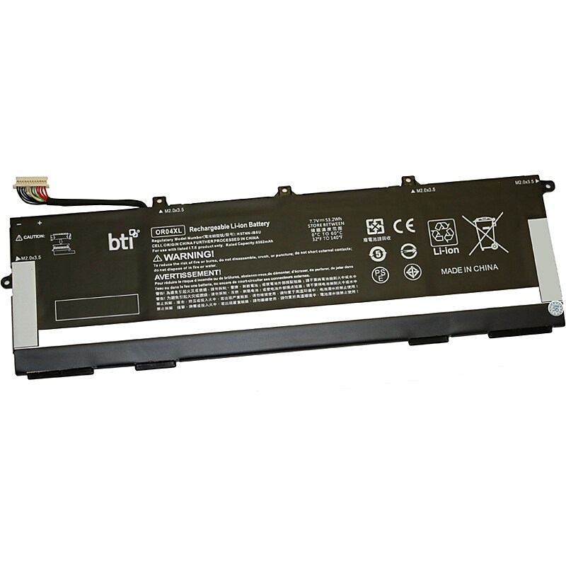 Battery Technology Li-Ion Replacement Battery for HP EliteBook X360 830 G6, 6910mAh (OR04XL-BTI) image 1
