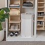Household Essentials 15-Gallon 1-Section Hamper with Lid, Bamboo, White (HE1220)~#|#~9A0237D1-647C-4006-803BBF339EE90E9E_sc7