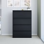 Staples Commercial 4-Drawer Lateral File Cabinet, Letter/Legal Size, Lockable, 52.36"H x 36"W x 18.62"D, Black (60925/17454)~#|#~9A060A77-B014-4B9D-A77B06066BBE1E76_sc7