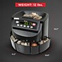 Cassida C200 Coin Sorter, 5 Compartments, Black (C200)~#|#~9A064D28-812A-486A-8E2909DD0C9B32B6_sc7